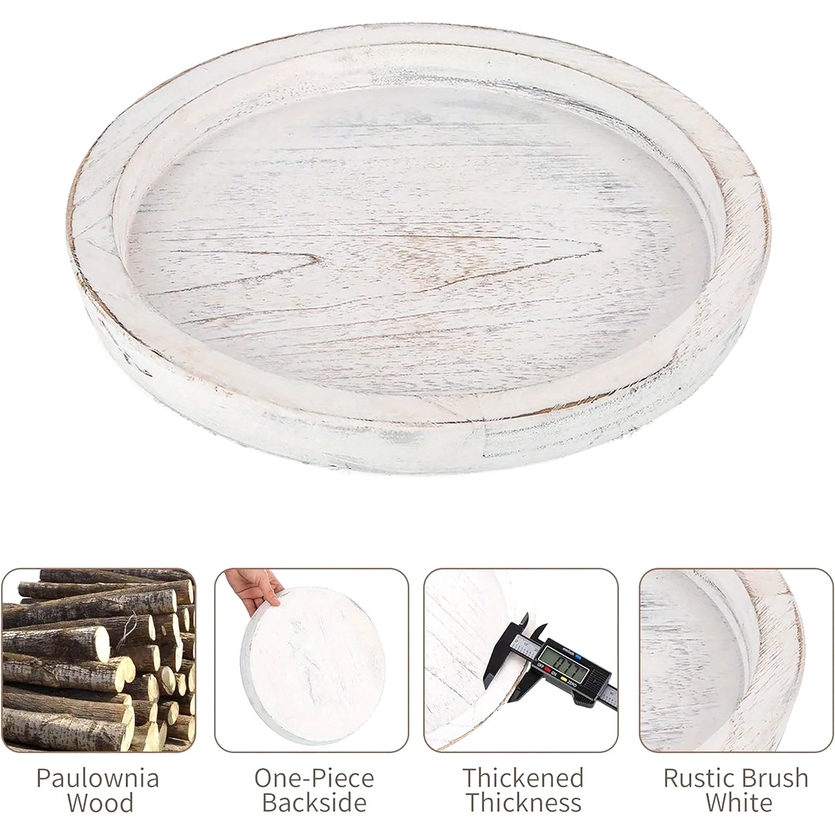 Wooden Round Tray
