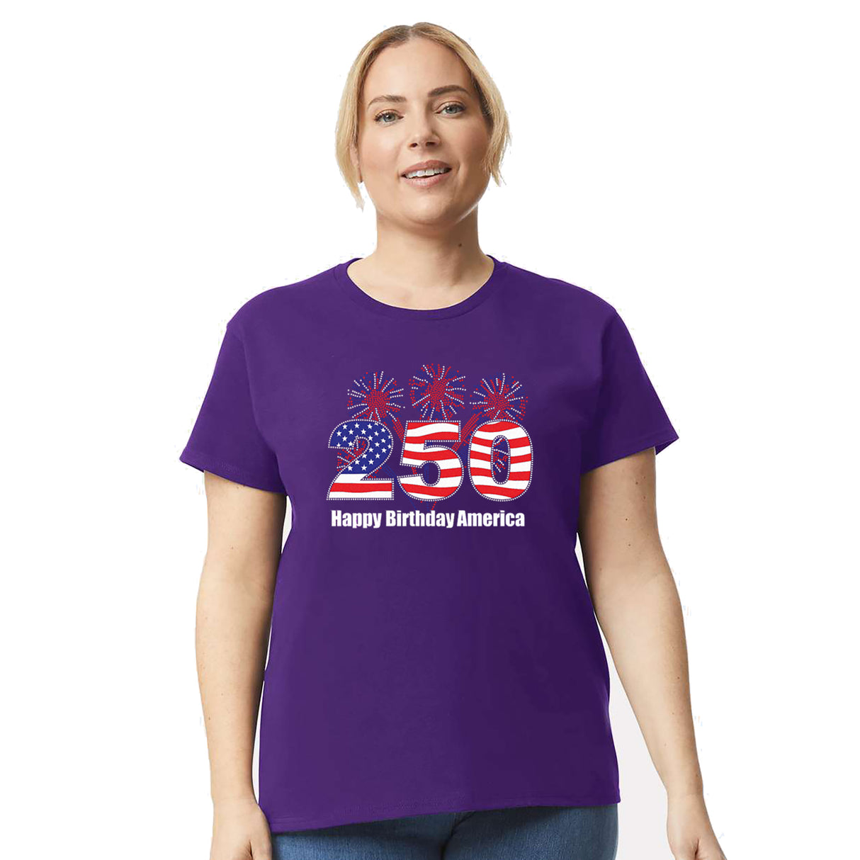 250 American Birthday Basic T-Shirt