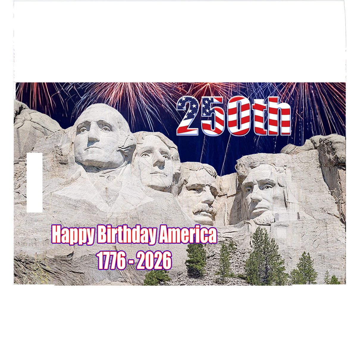 250 American Birthday Luggage Tag