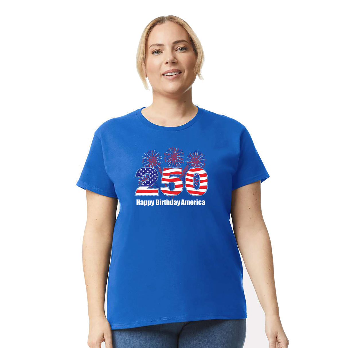 250 American Birthday Basic T-Shirt