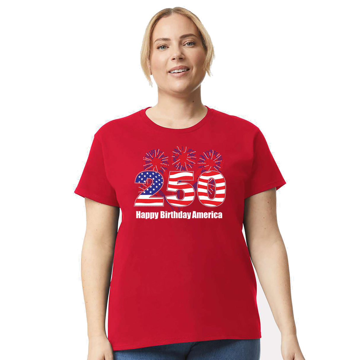 250 American Birthday Basic T-Shirt