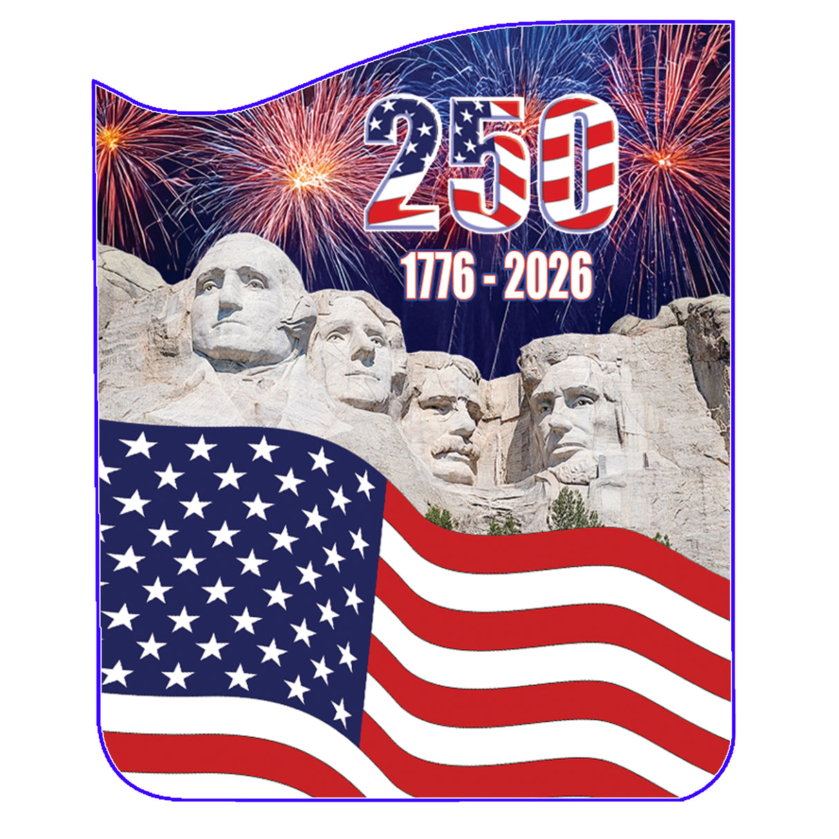 250 America Birthday Cell Phone Card Caddy