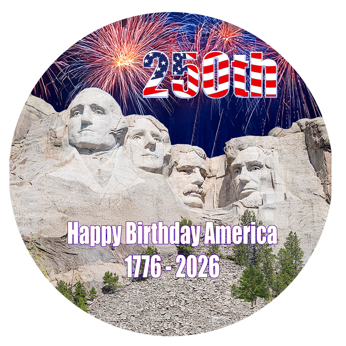 250 America Birthday Coaster