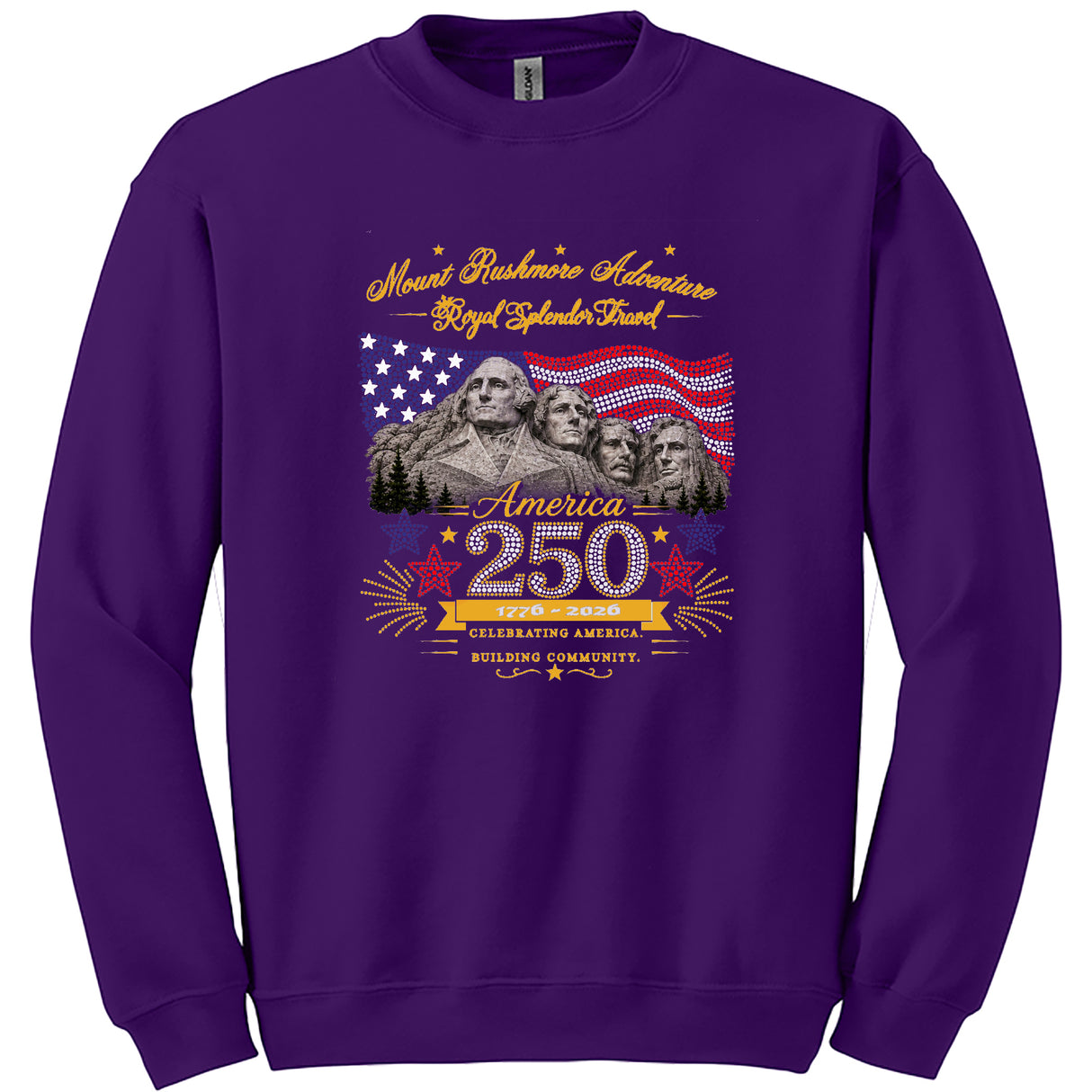 Royal Mt. Rushmore Sweatshirt