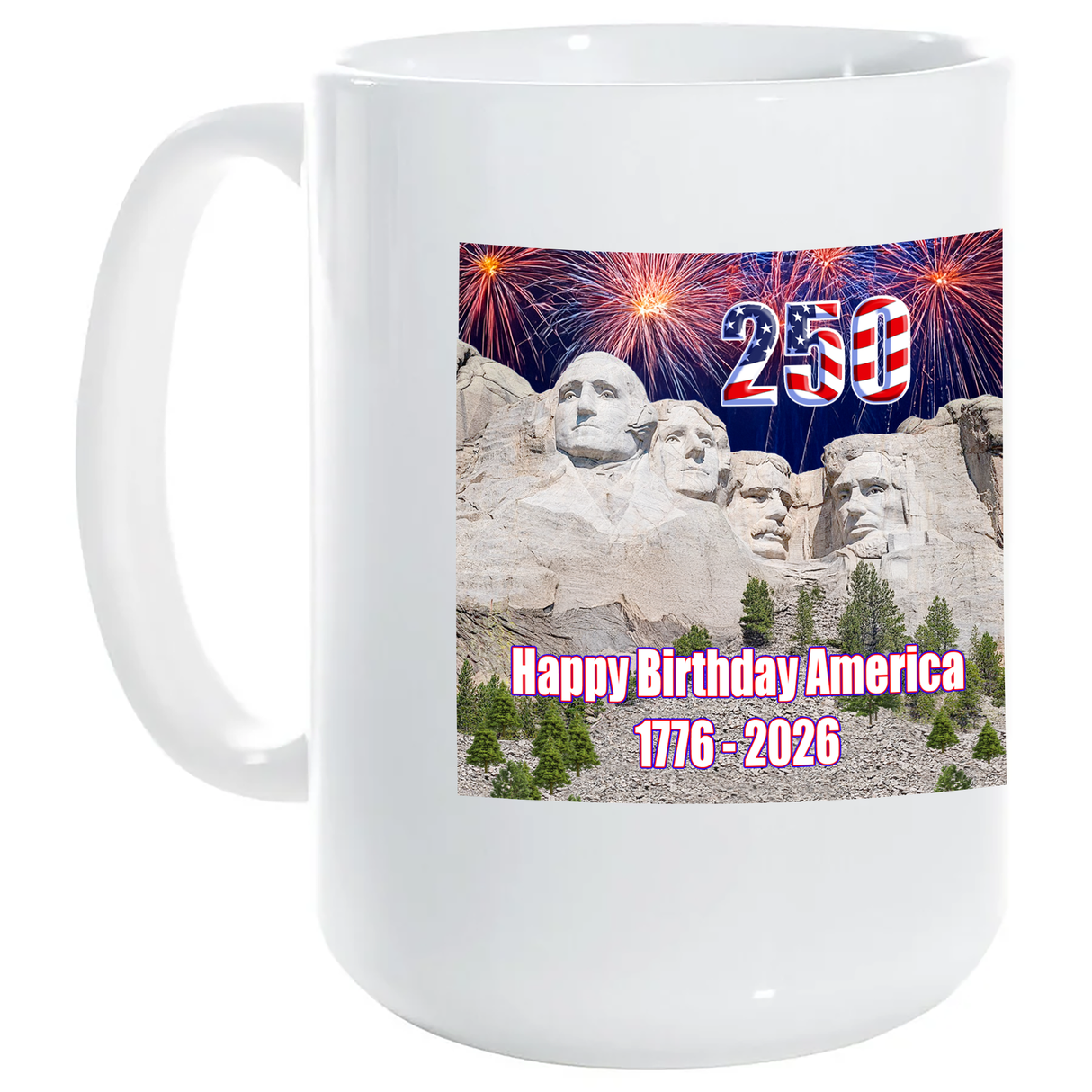 250 American Birthday Coffee Mug