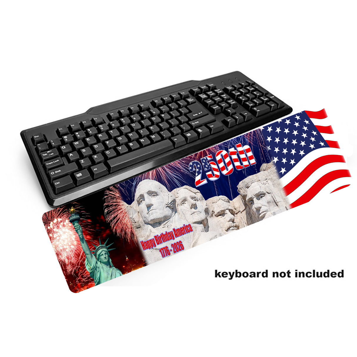 Computer 250th American Birthday Wrist Rest