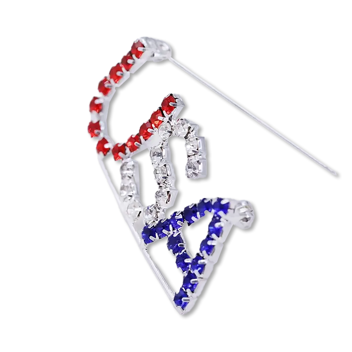 Americana USA rhinestone Pin