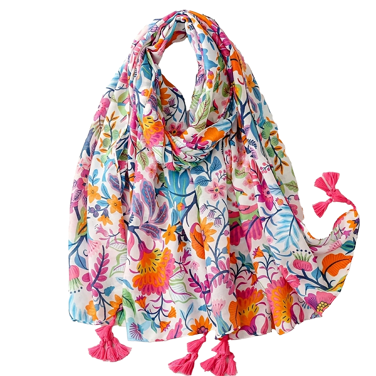 Floral Boho Scarf