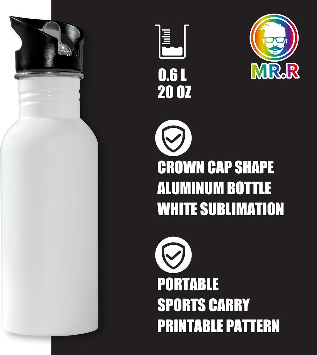 Royal Bingo Aluminum Water Bottle