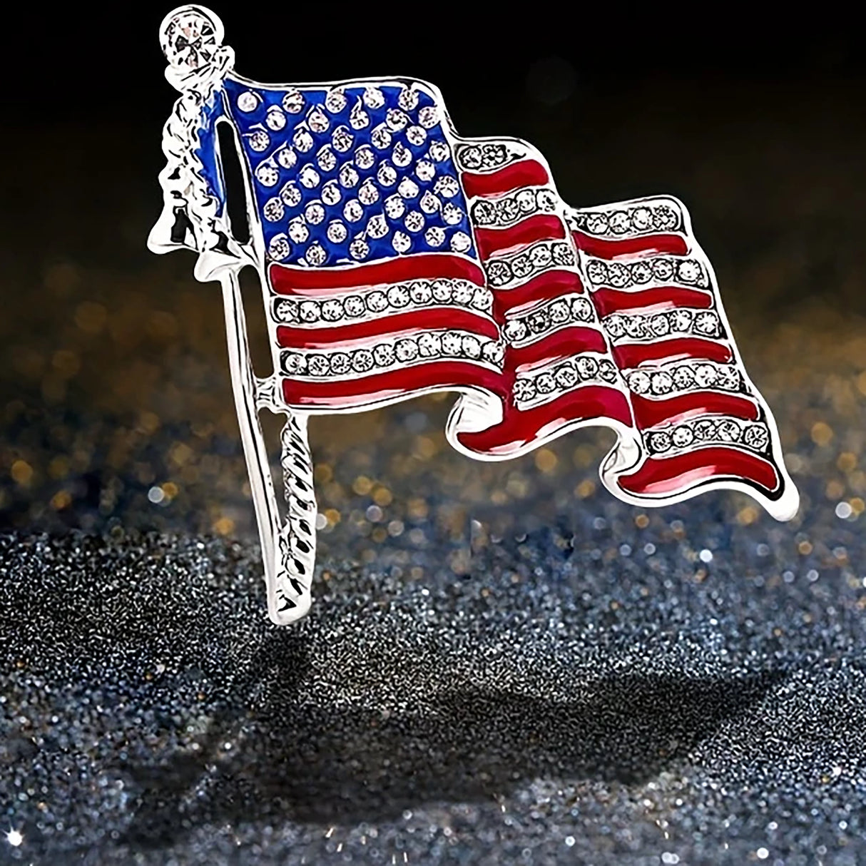 Americana Flag Fashion Pin