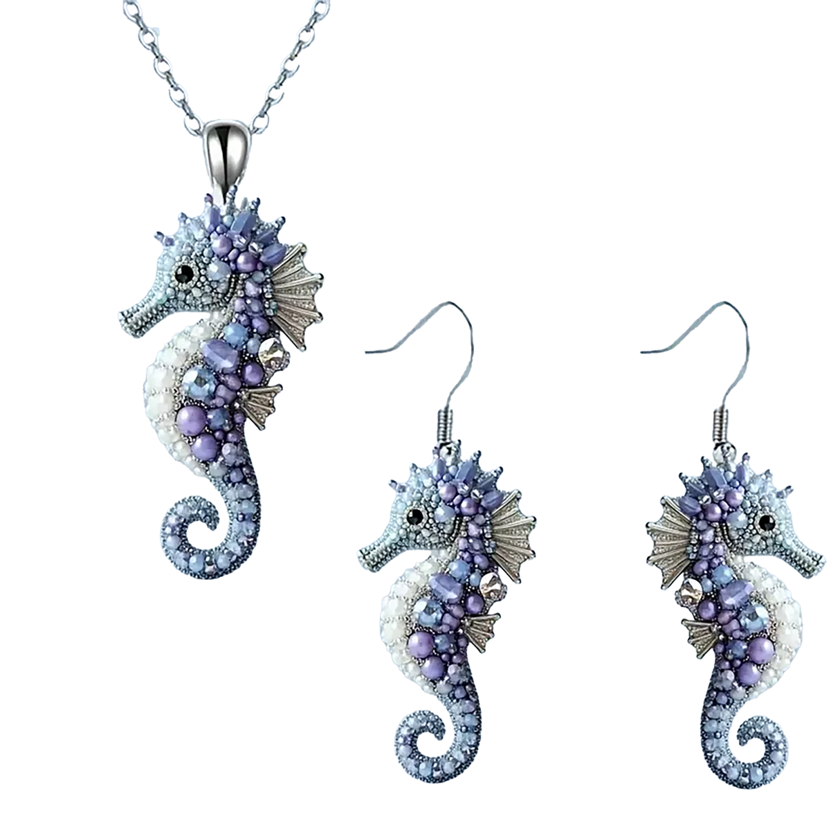 Sea horse Necklace Set