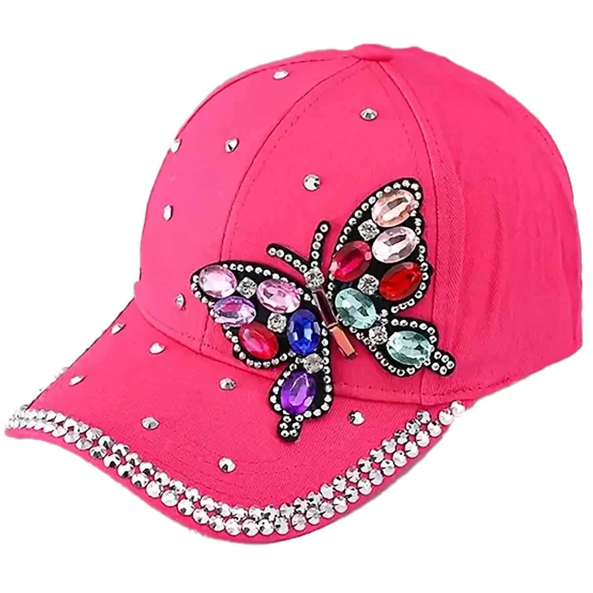 Butterfly Gemstone Cap