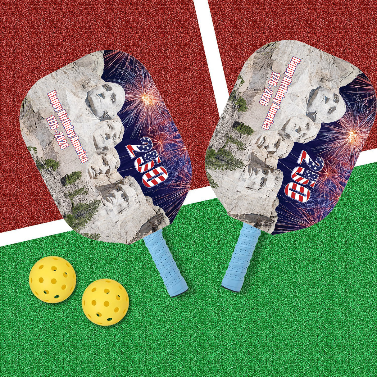 250 America Birthday Pickle Ball Cover