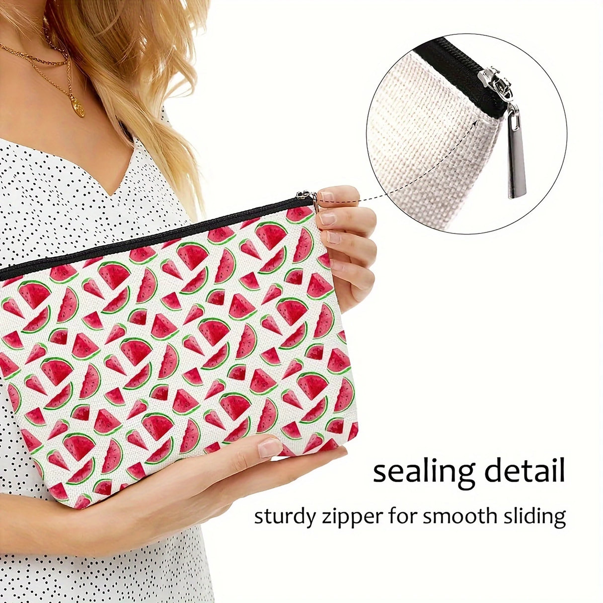 Watermelon Makeup Bag