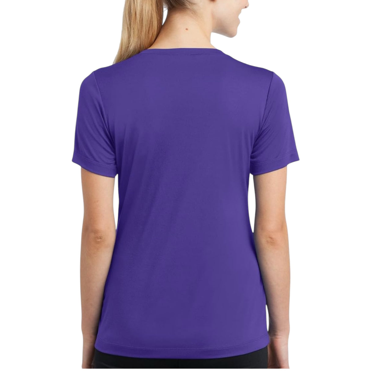 Ladies' V-Neck Short Sleeve T-Shirt