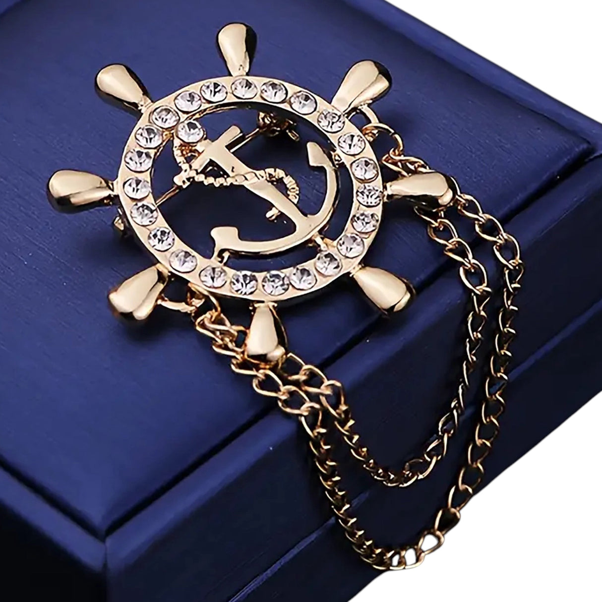 Nautical Anchor Brooch Pin