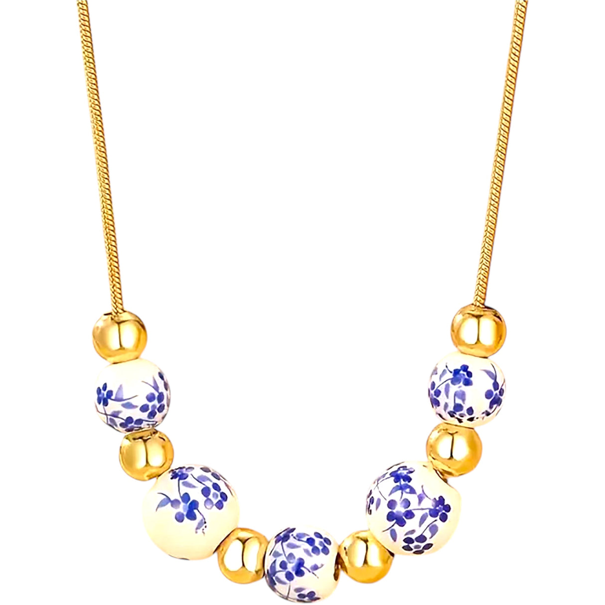 Floral Beaded Necklace