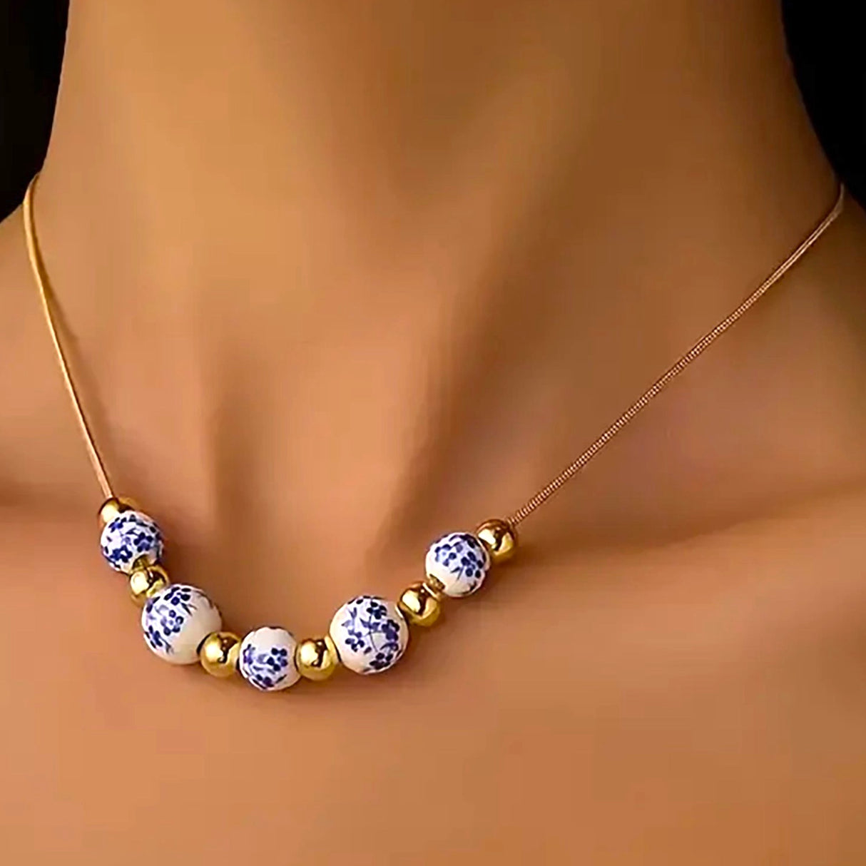 Floral Beaded Necklace