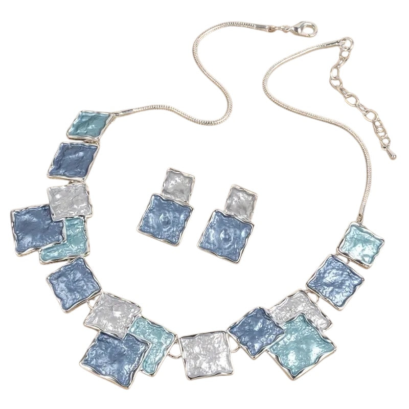 Days On The Beach Earrings and Necklace Set