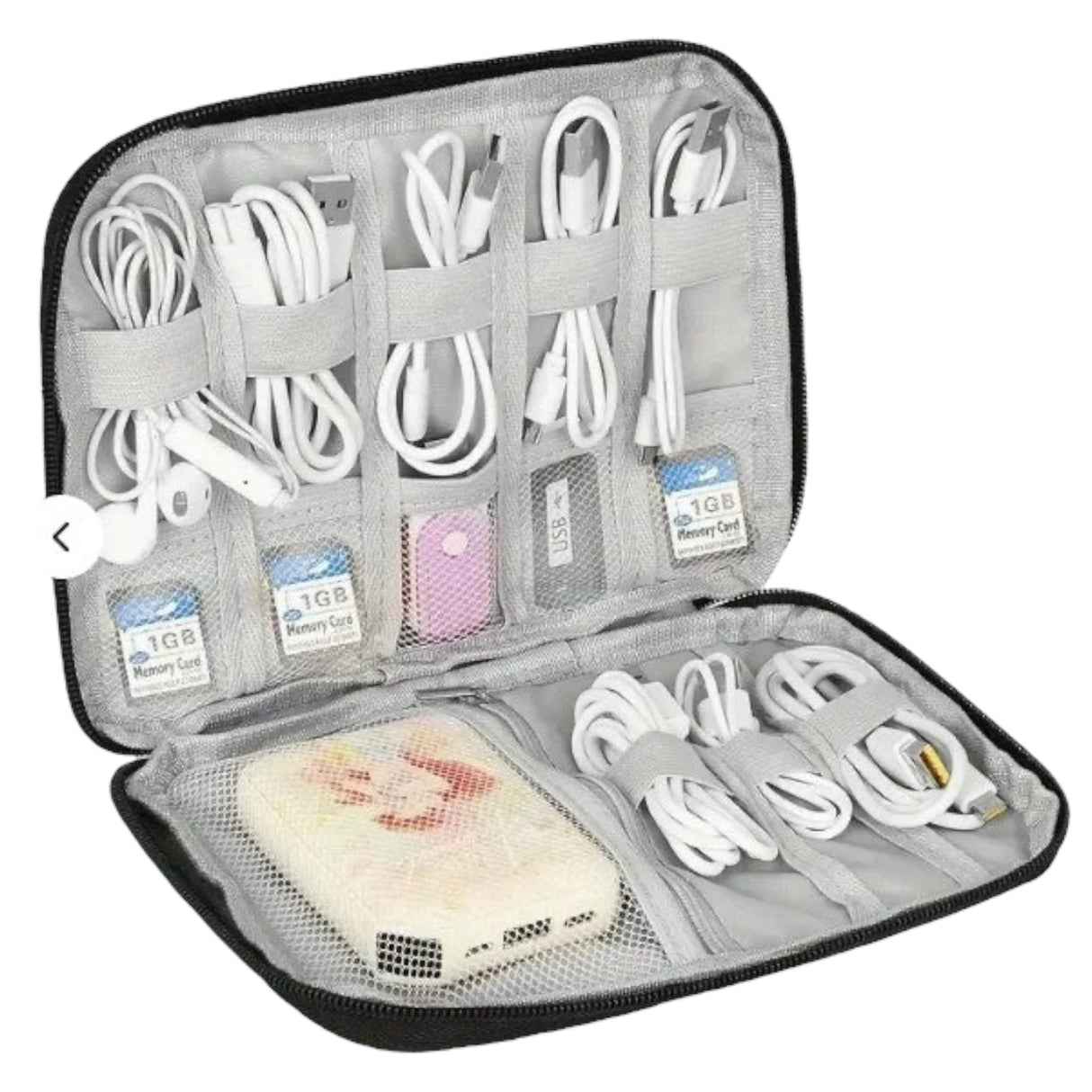 Mini Travel Cable Organizer Bag