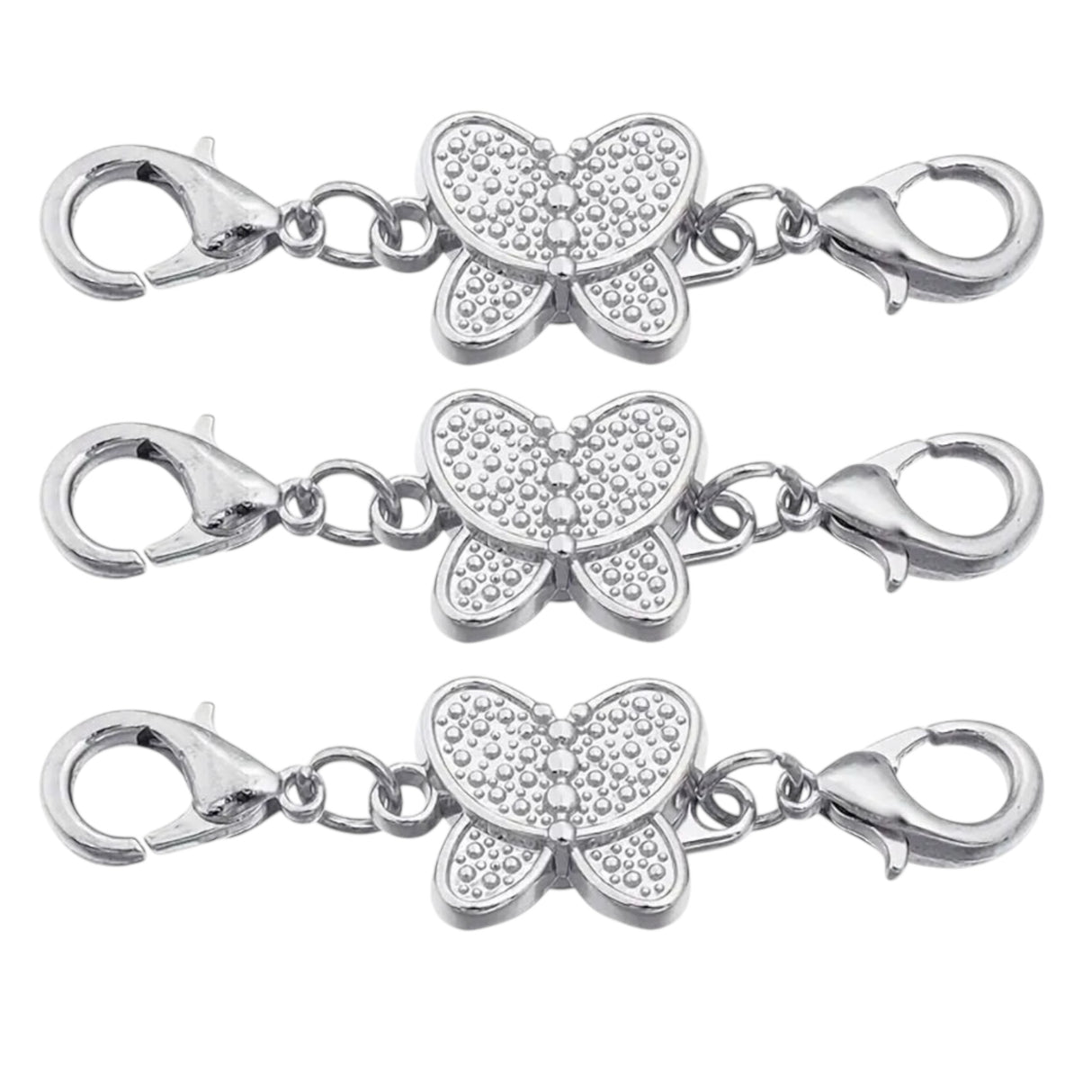 Butterfly Magnetic Jewelry Clasp Set of 3
