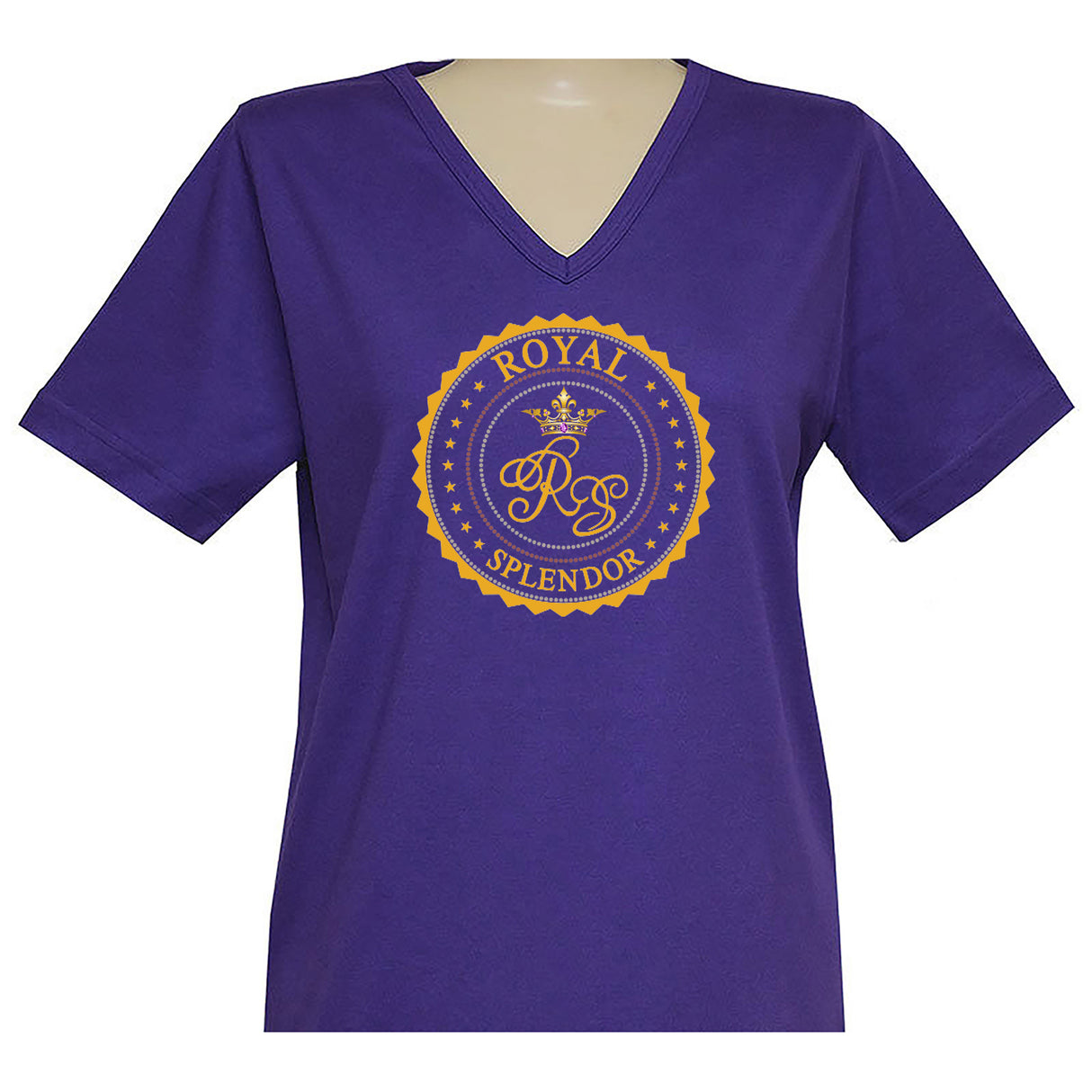 RS Classic Logo Short Sleeve V Neck