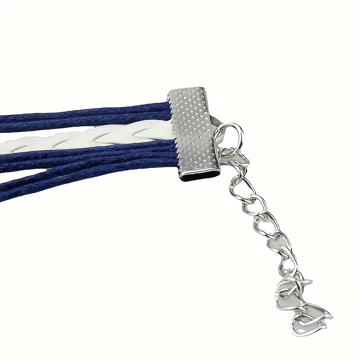 Handmade Braided Boat Anchor Bracelet Set