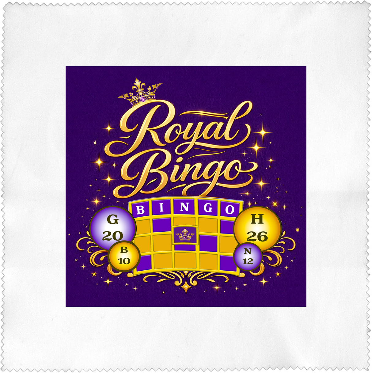 Royal Bingo Microfiber Cloth