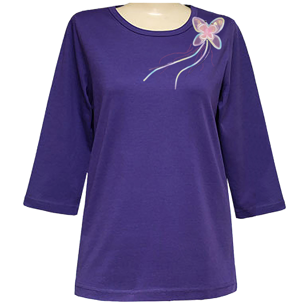 Breanna 3/4 Scoop Neck