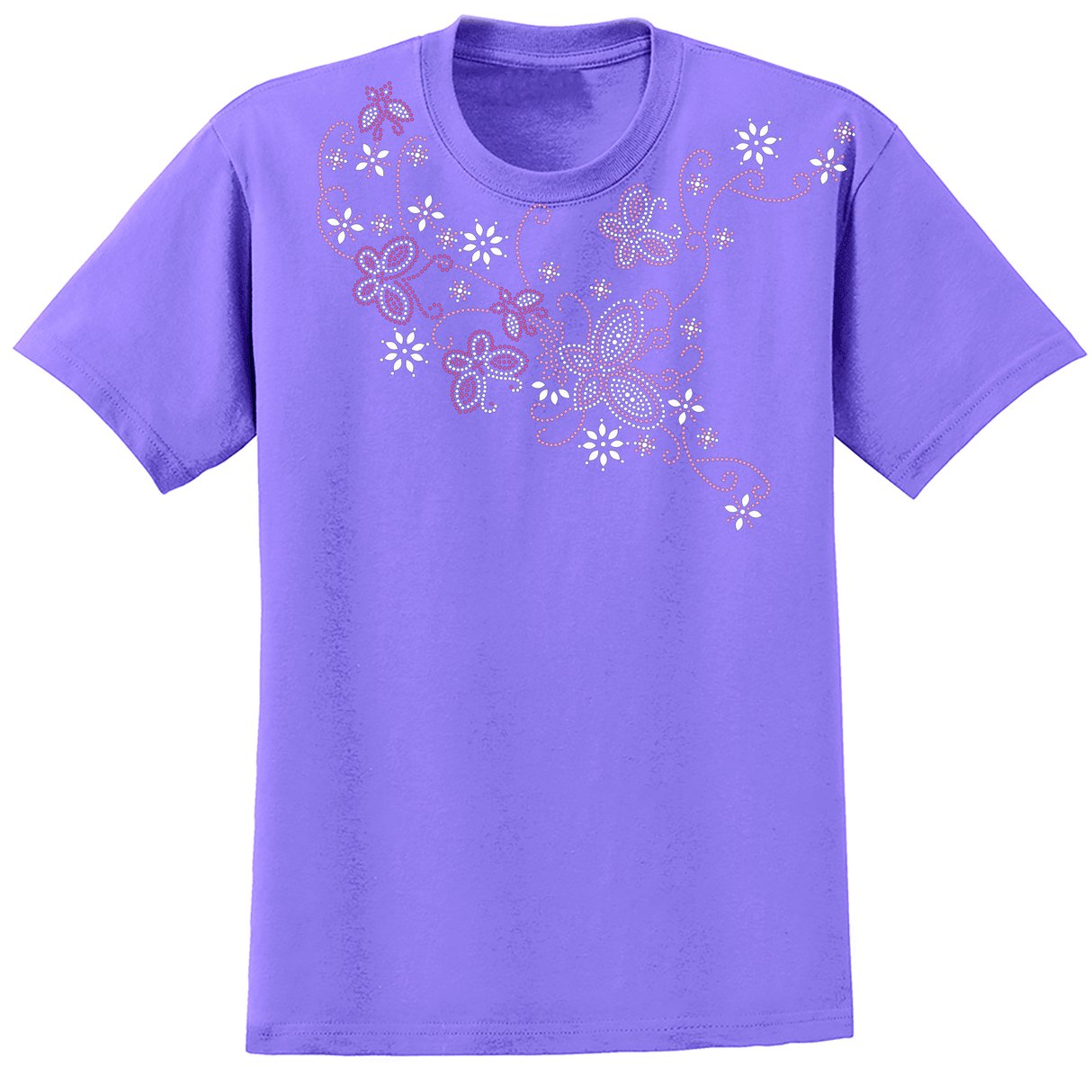 Butterfly Pink Queen T-Shirt