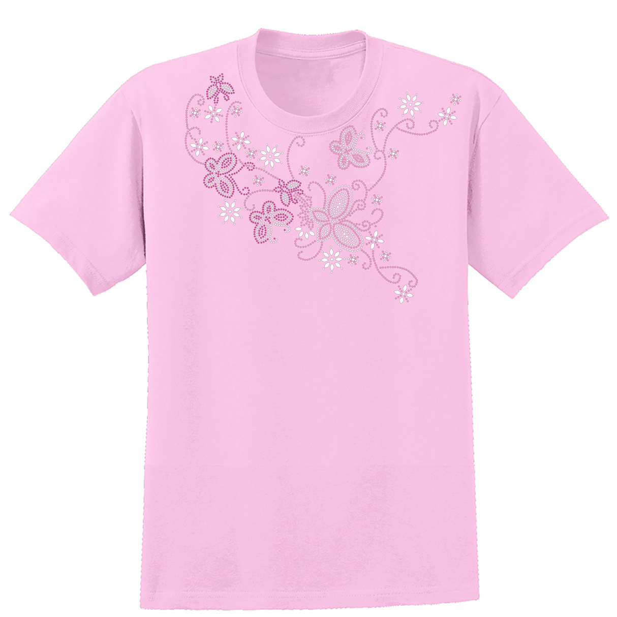 Butterfly Pink Queen T-Shirt