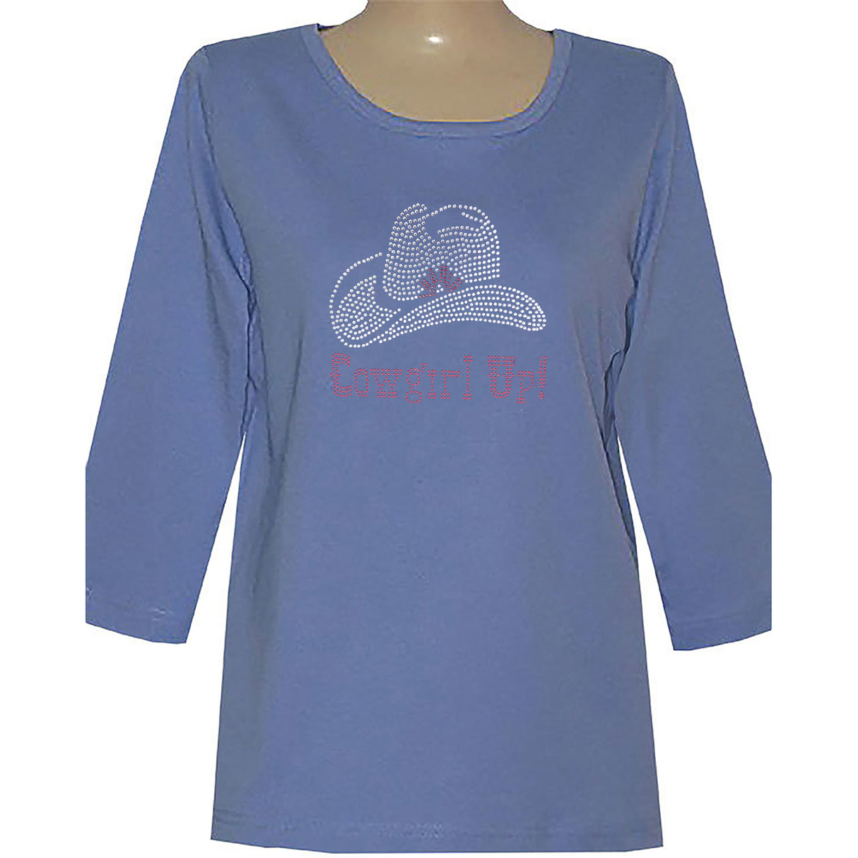 Cowgirl Up 3/4 Scoop Neck Shirt