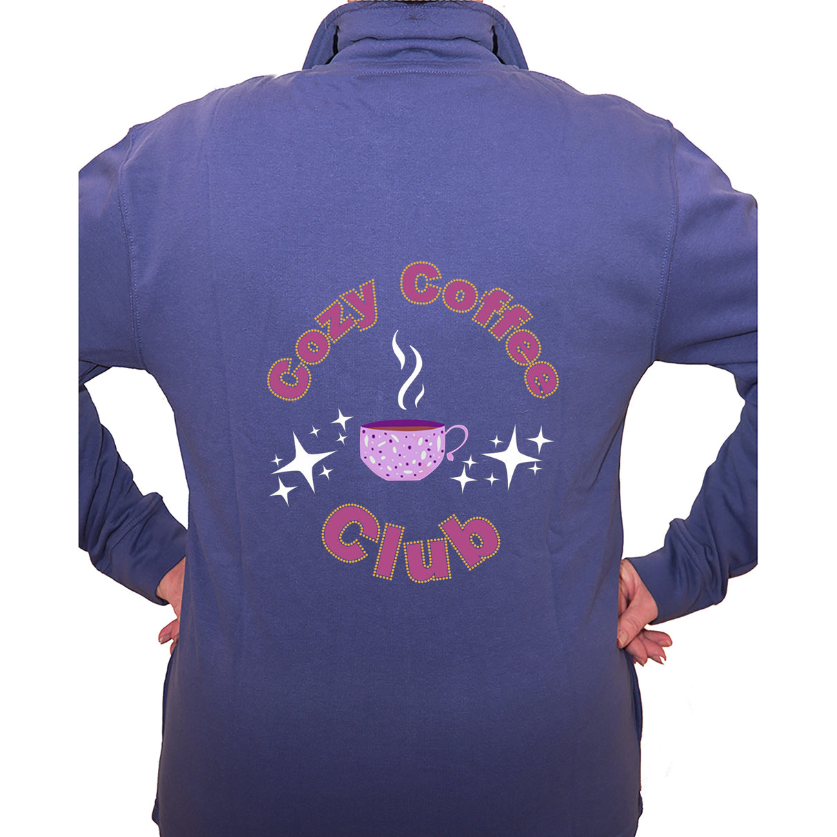 Cozy Coffee Club Crystal Cardigan