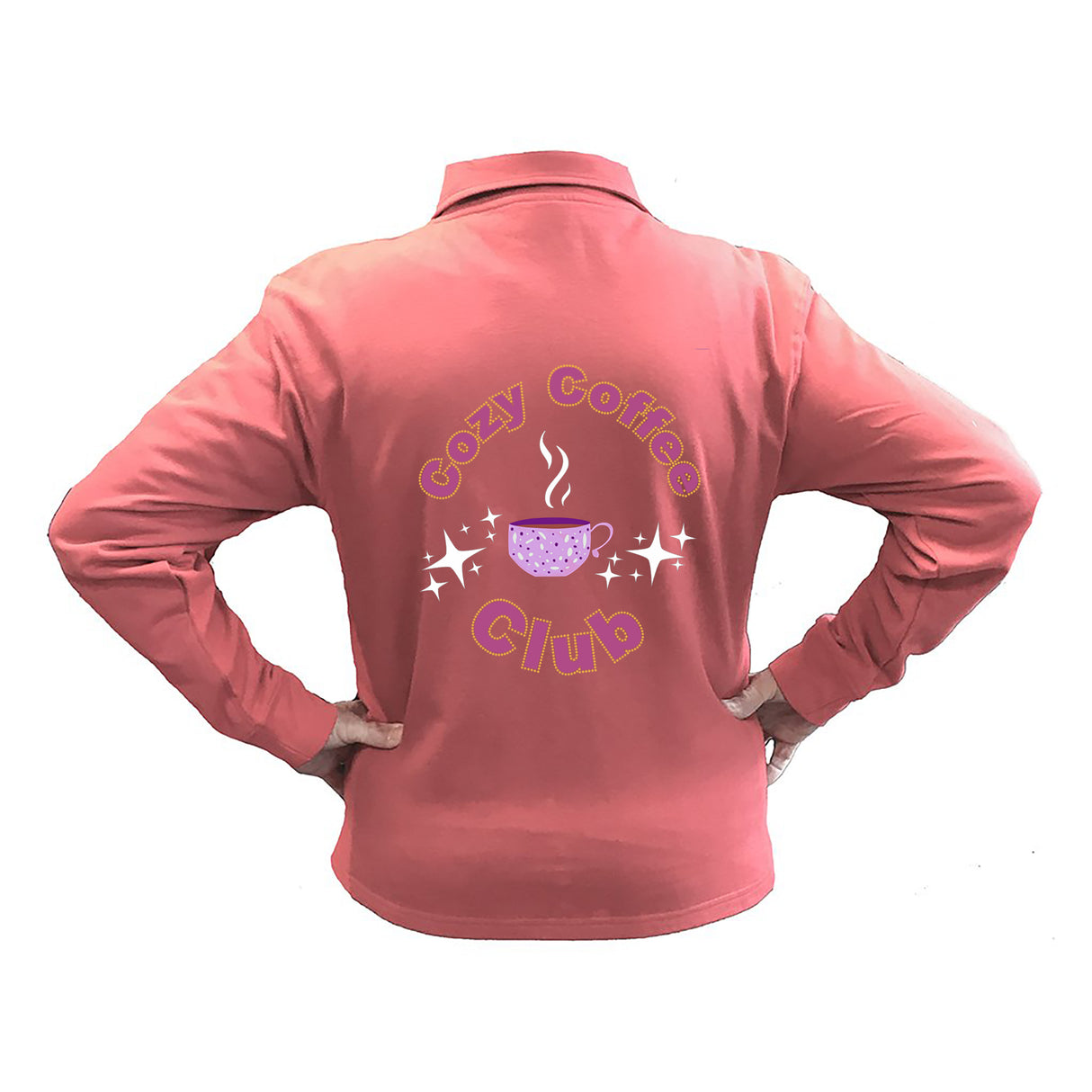 Cozy Coffee Club Crystal Cardigan