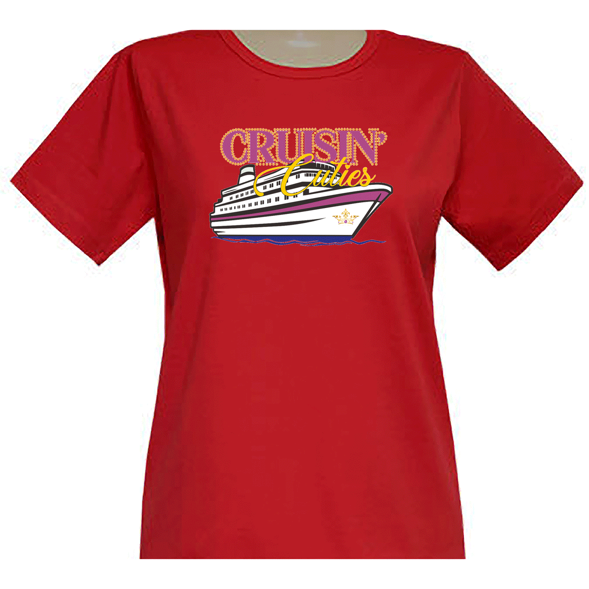 Cruisin Cuties Short Sleeve Scoop Neck