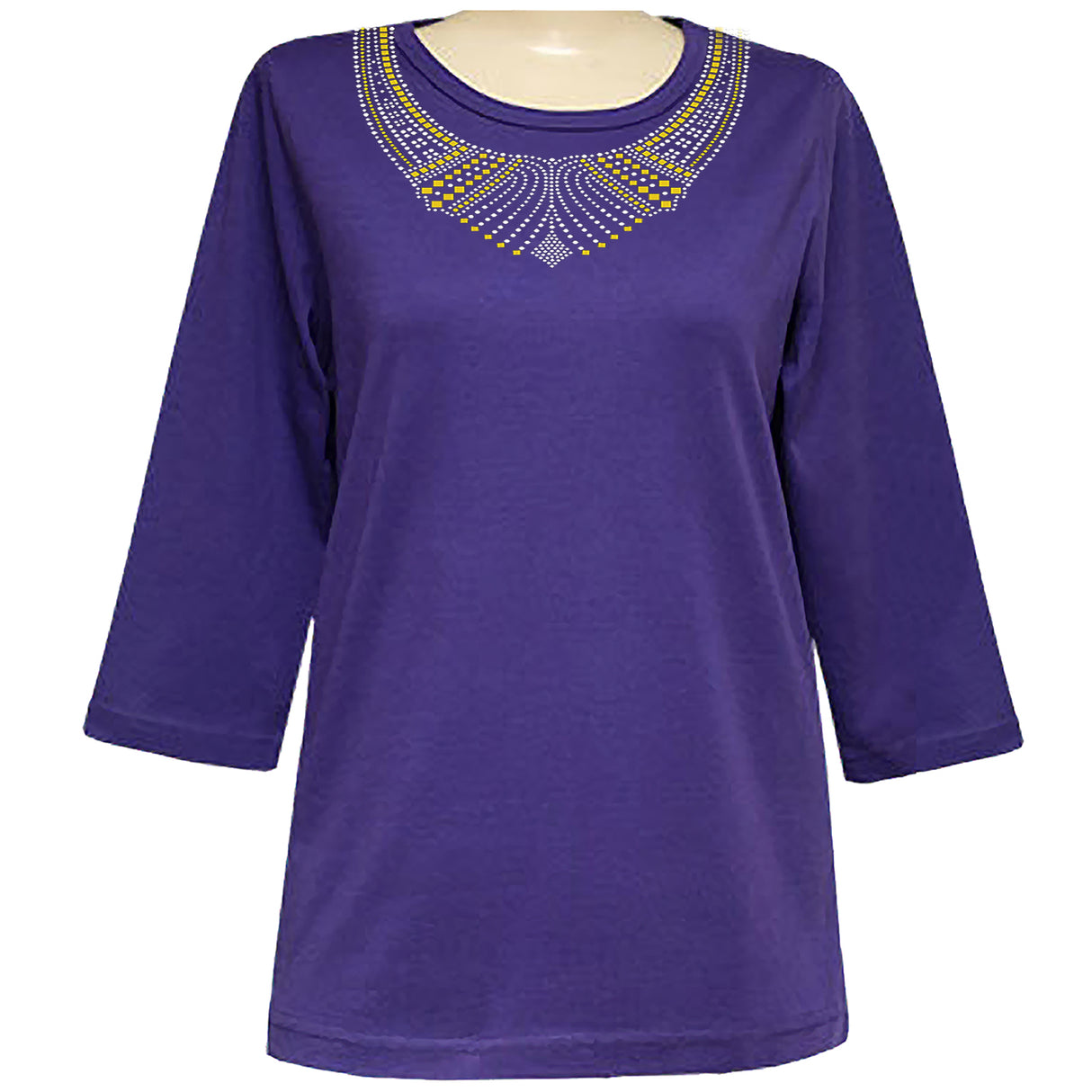 Cynthia 3/4 Scoop Neck Shirt