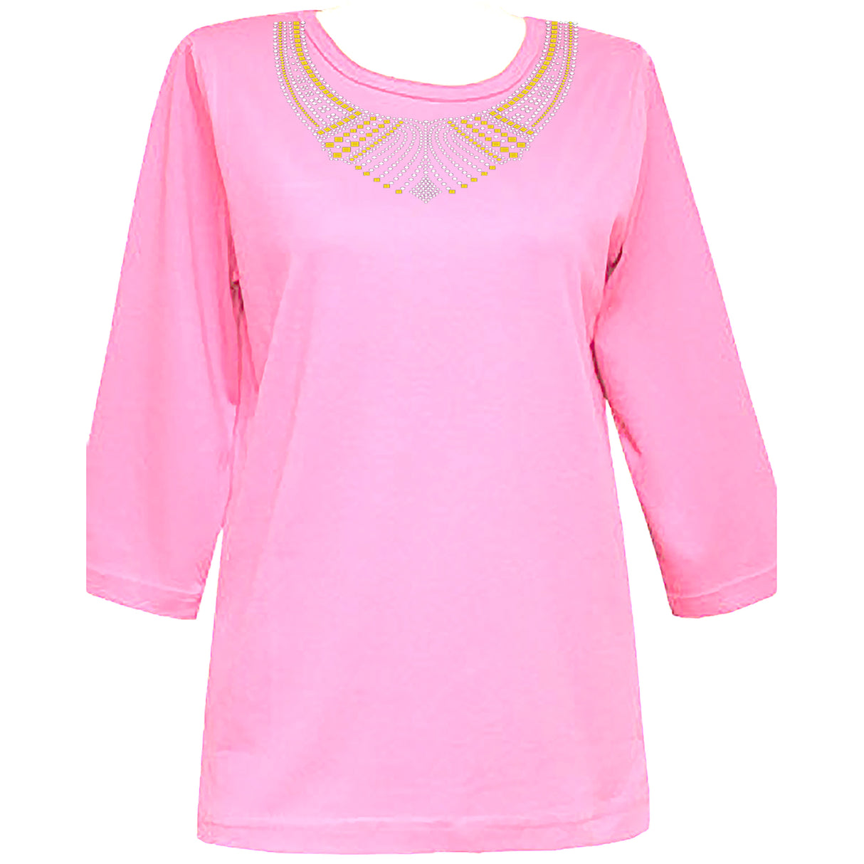 Cynthia 3/4 Scoop Neck Shirt