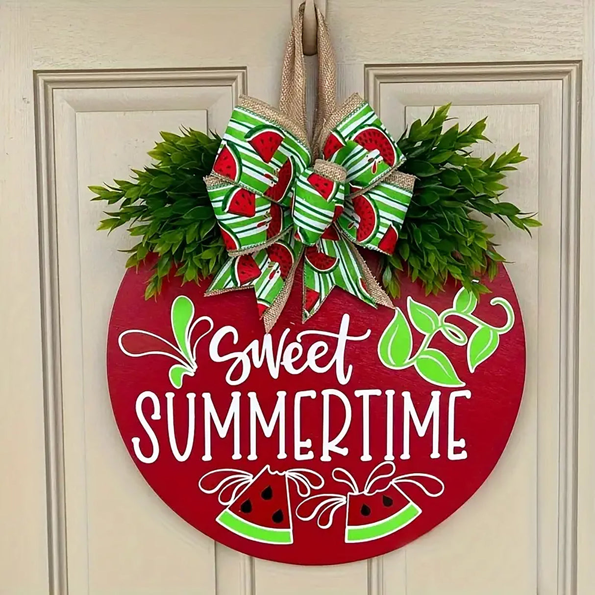 Sweet Summertime Watermelon Wreath
