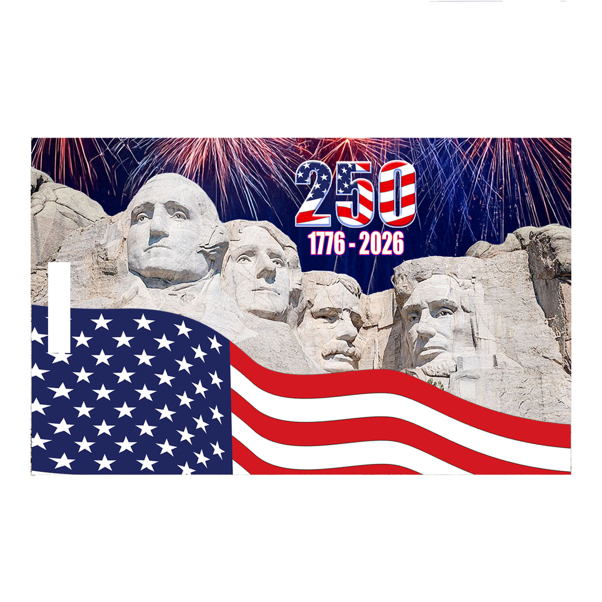 250 American Birthday Luggage Tag