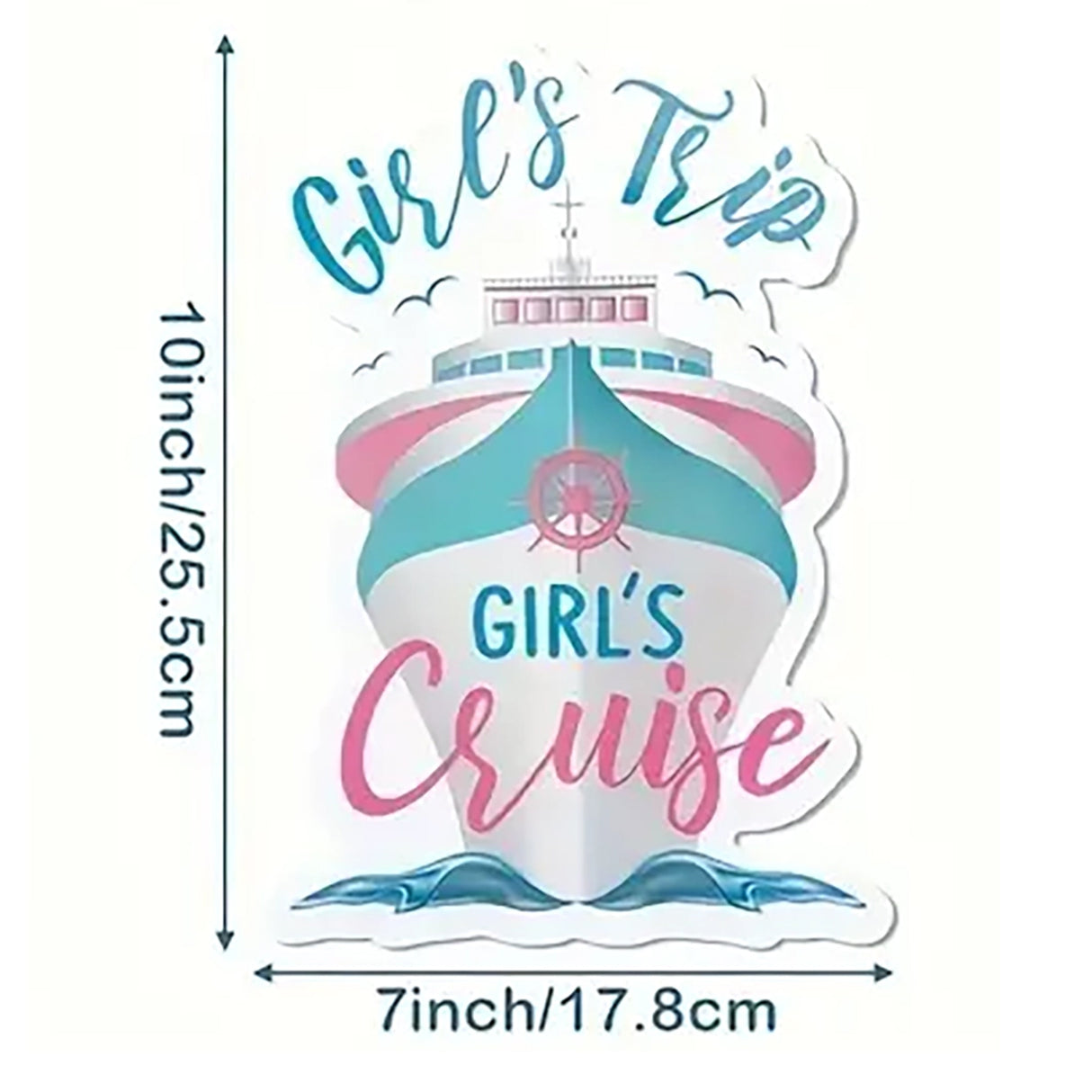 Cruise Ship Magnetic Sticker Set