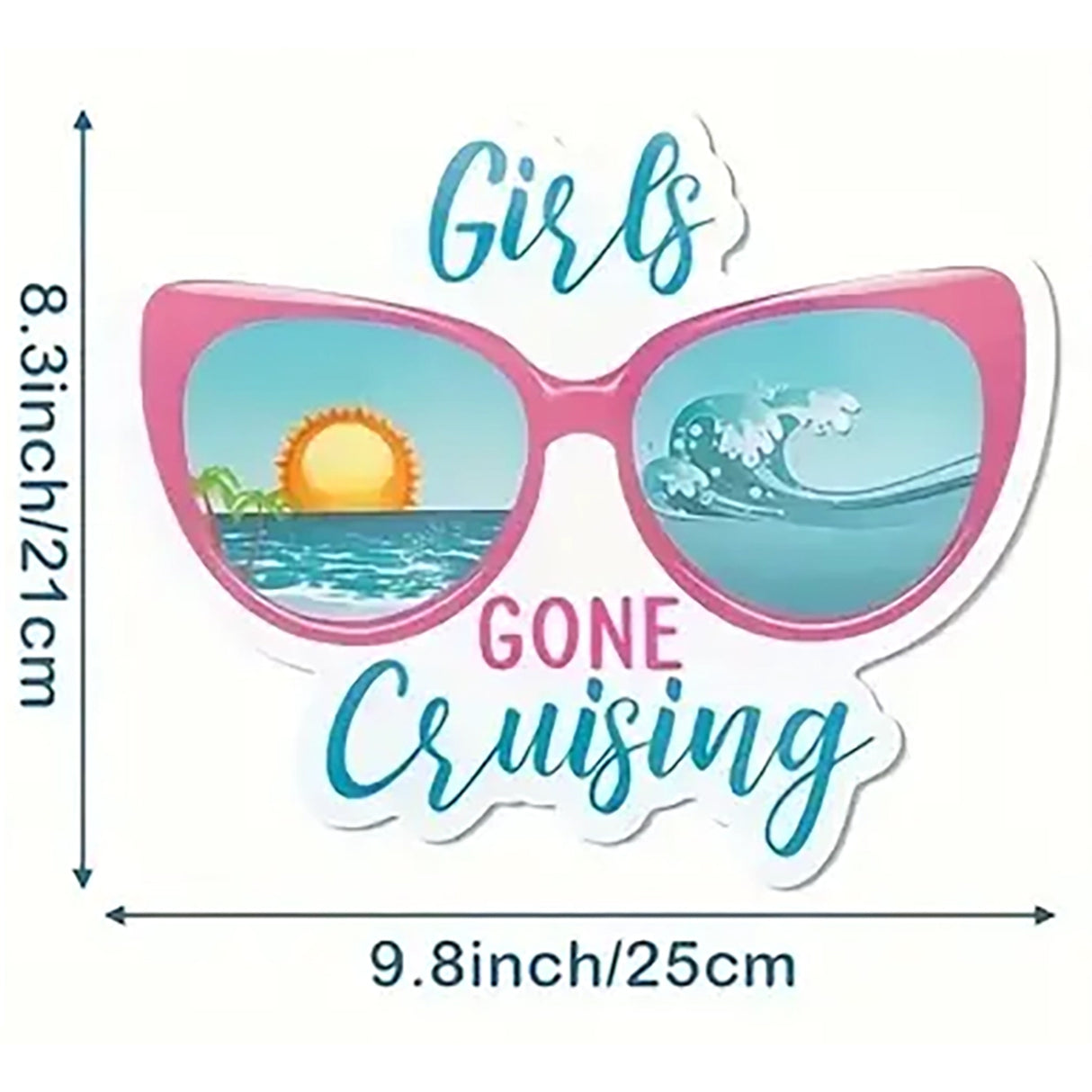 Cruise Ship Magnetic Sticker Set