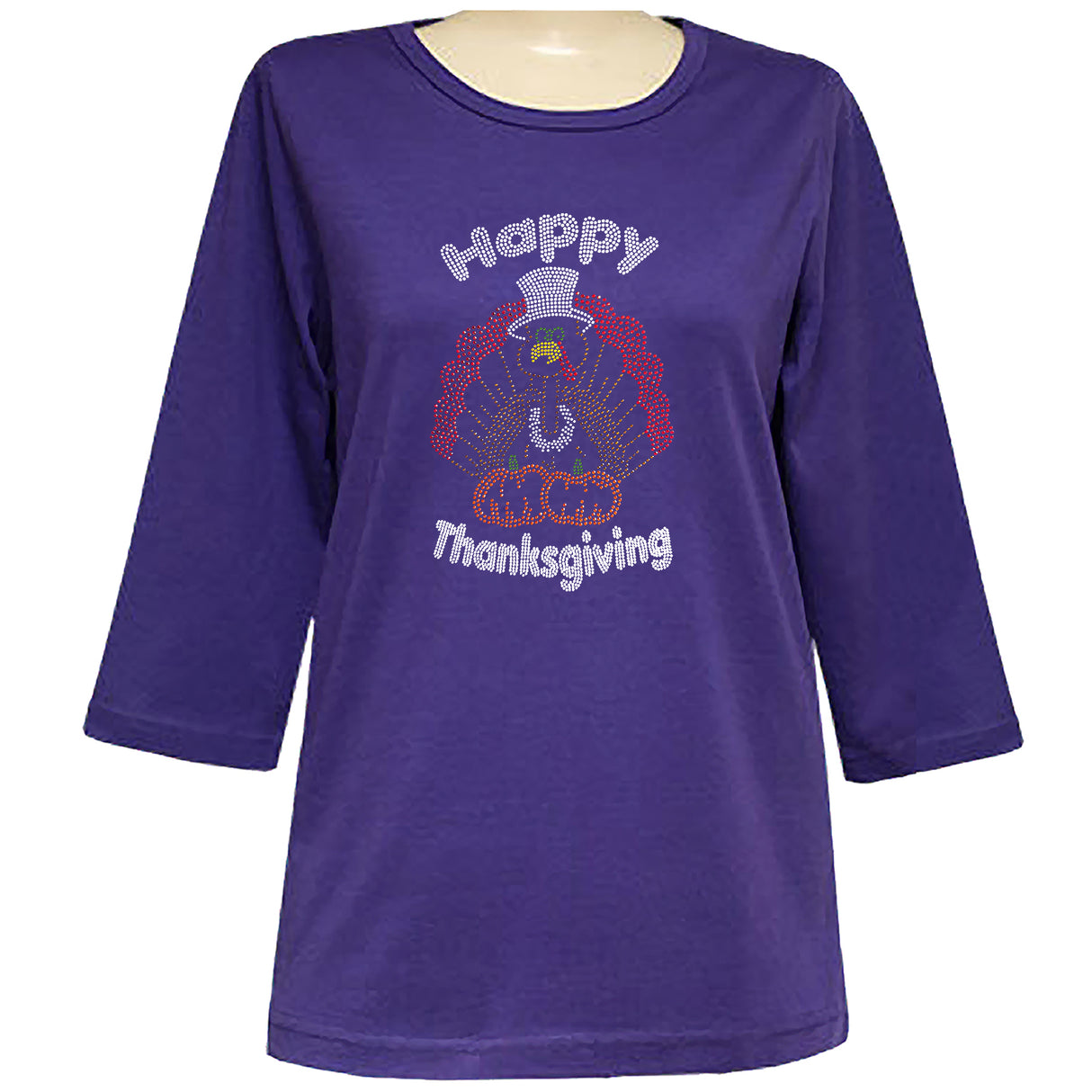 Gobble Gobble 3/4 Scoop Classic Shirt