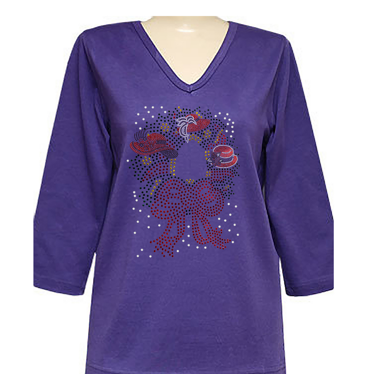 Hats Holly 3/4 V-Neck Classic