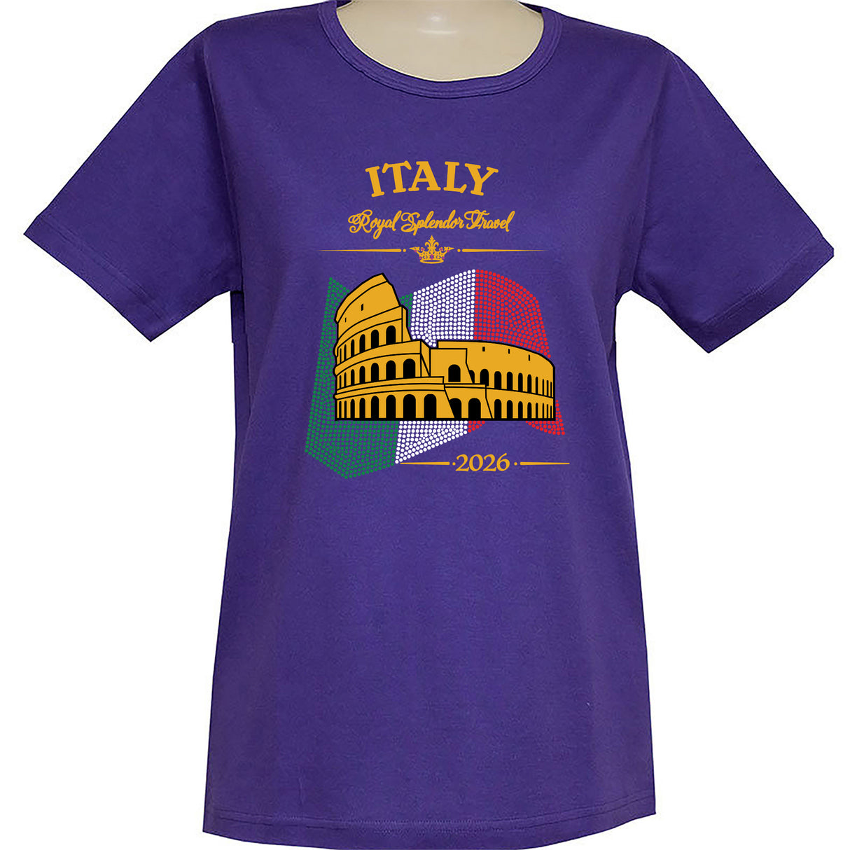 Italy Short Sleeve Scoop Neck