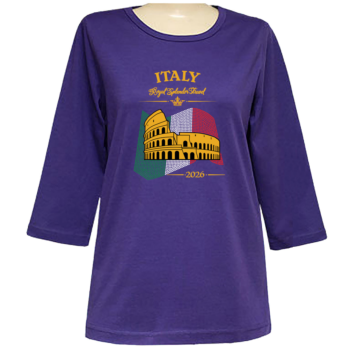Italy 3/4 Scoop Classic Shirt