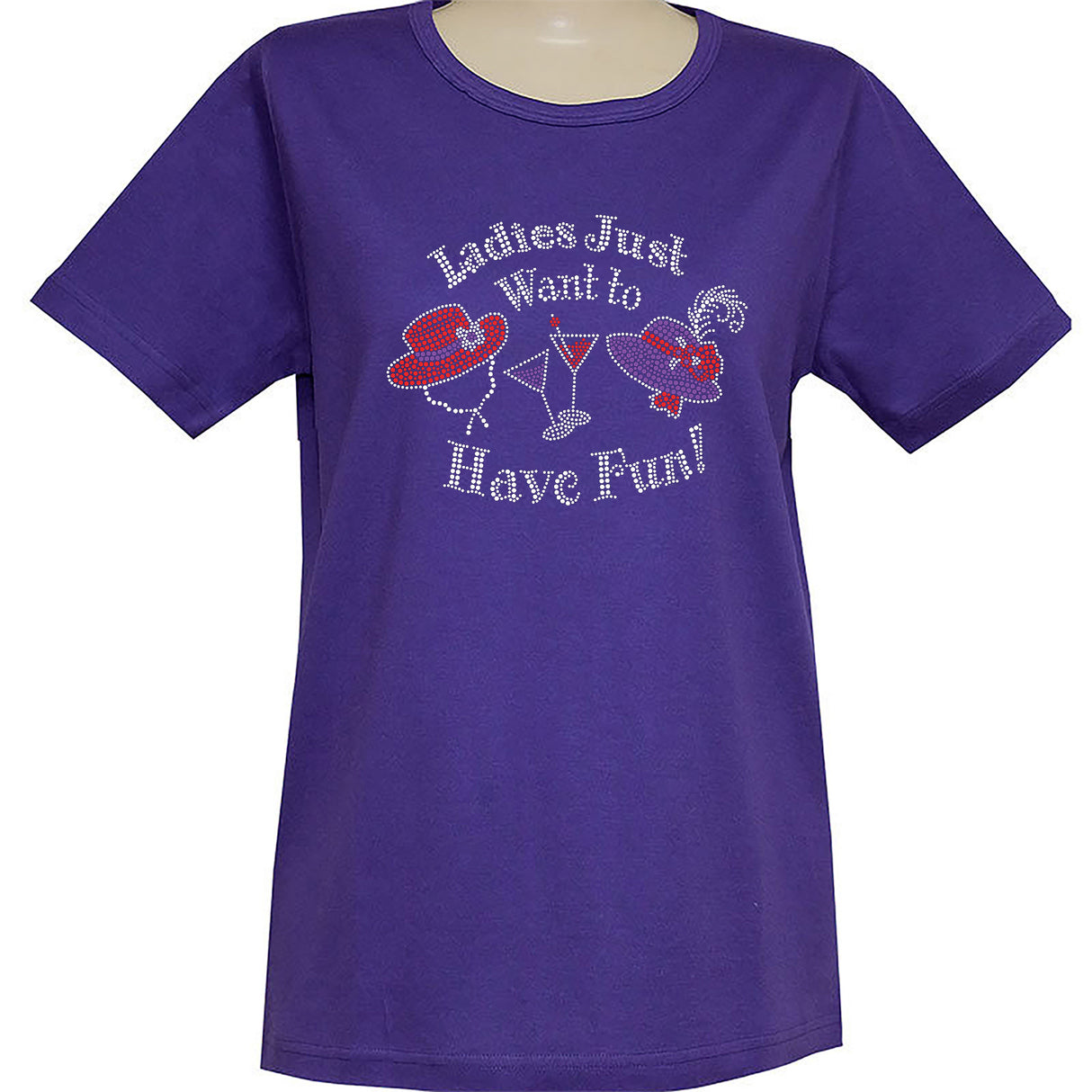 Ladies Just Want to Have Fun Short Sleeve Scoop Neck