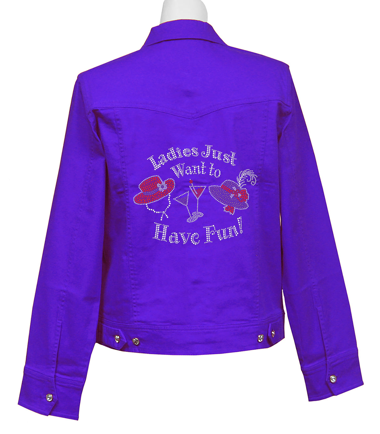 Ladies Just Want to Have Fun Classic Denim Jacket