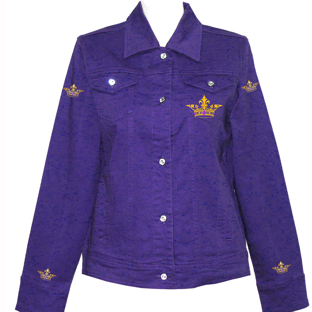 Royals Denim Purple Jacket