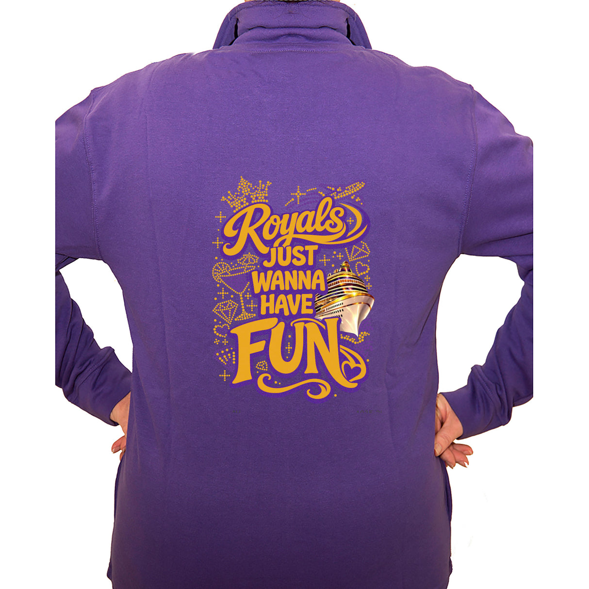 Royals Just Want to Have Fun Crystal Cardigan