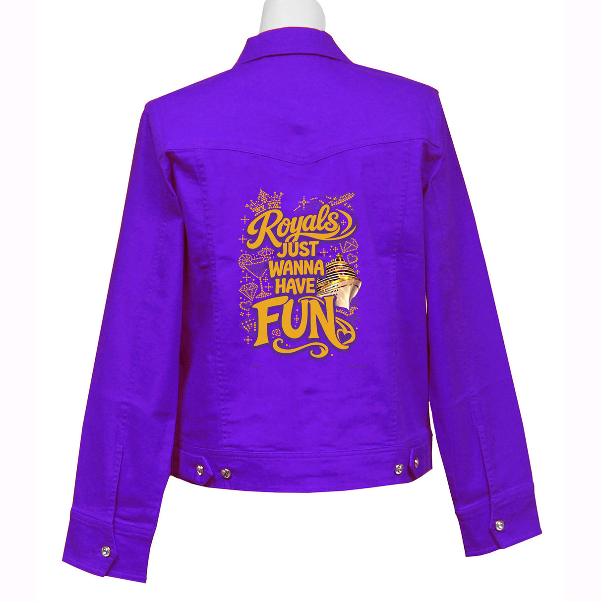 Royals Just Want to Have Fun Classic Denim Jacket